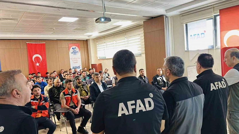 Elazığ'da Orman Personeline Afet Farkındalık Eğitimi Verildi