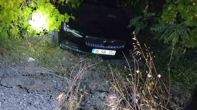 Şarampole Uçan Otomobilde 1 Kişi Yaralandı