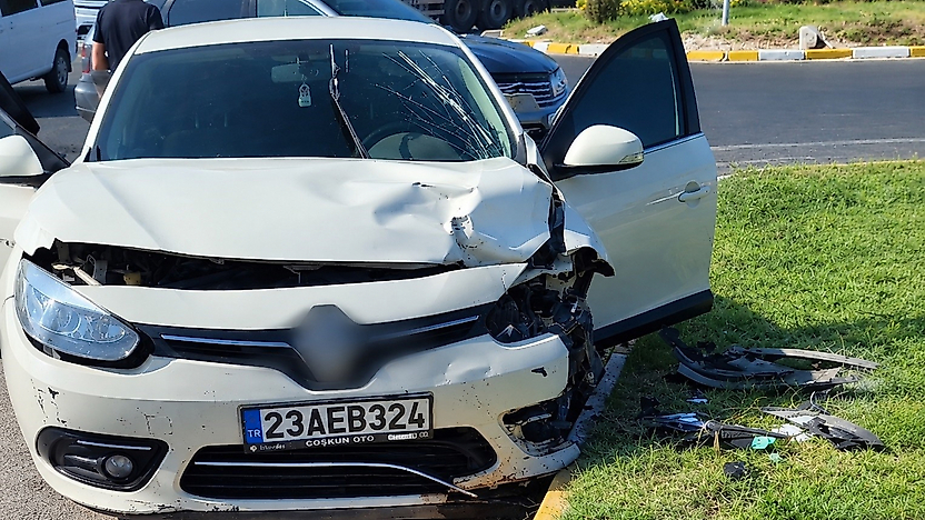 Elazığ'da Kaza: 1 Kişi Yaralandı