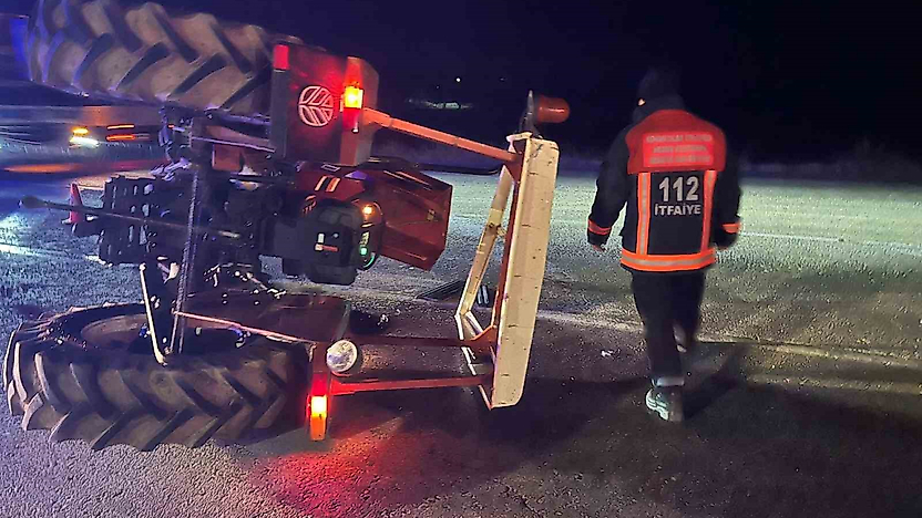 Elazığ'da Traktör ve Otomobil Kazası: 2 Yaralı