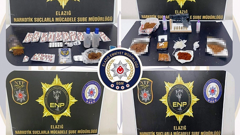 Elazığ'da Narkotik Operasyonu: 17 Tutuklama