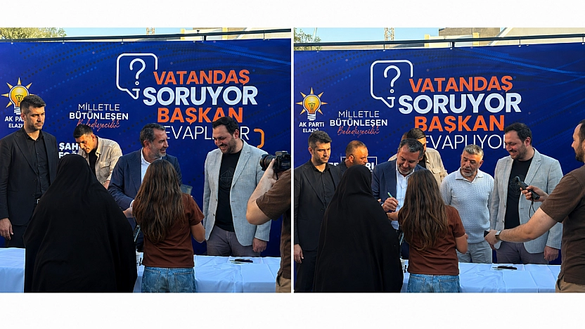 Elazığ'da 'Vatandaş Soruyor, Başkan Cevaplıyor' Buluşması