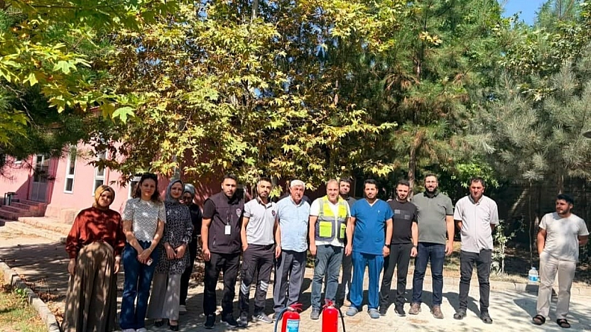 Elazığ'da Yangınlara Karşı Güvenlik Eğitimi Verildi