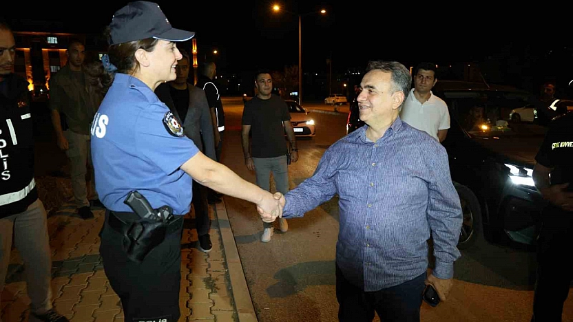 Emniyet Müdürü Karan, Öğrenci Yurt Çevresini İnceledi: Aydınlatma İçin Görüşme Yaptı