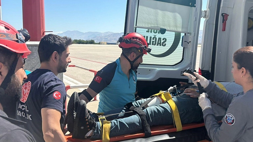 Elazığ Havalimanı'nda Deprem Senaryolu Tahliye Tatbikatı