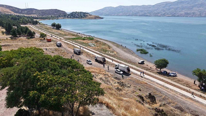 Elazığ'da Hazar Gölü İçin Temizlik Seferberliği
