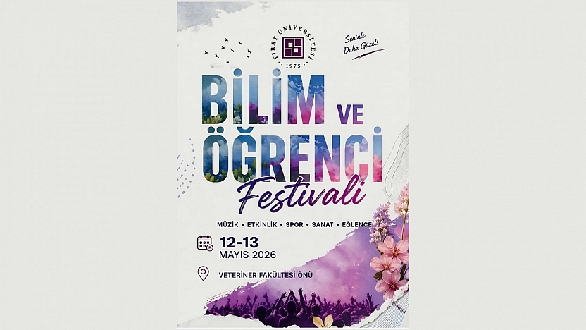 Fırat Üniversitesi'nde 'Bilim ve Öğrenci Festivali' Başlıyor