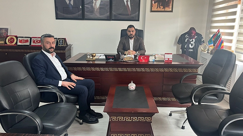 Gazetemiz İmtiyaz Sahibi Çetin'den MHP İl Başkanı Bal'a Ziyaret