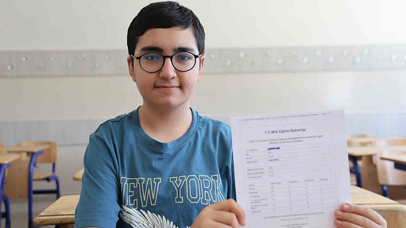 LGS Birincisi Fırat: 'Bu Başarı İçin 4 Yıldır Çalışıyorum'