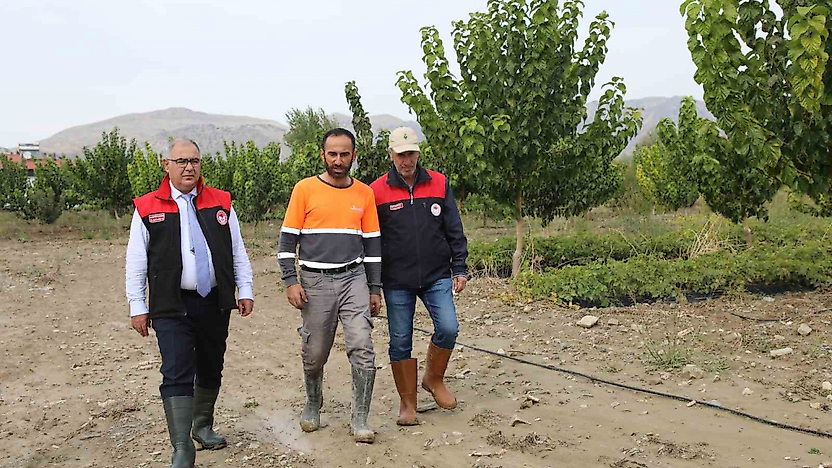 Elazığ'da Selden Etkilenen İşletmelerde Hasar Tespiti