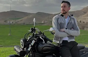 Bahçeci, motosikletine olan bağlılığını sıra dışı bir şekilde gösterdi