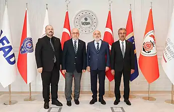 Başkan Dumandağ, bakan yardımcılarıyla buluştu