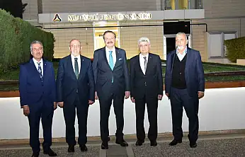 Başkan Dumandağ, TOBB Başkanı Hisarcıklıoğlu ile buluştu.