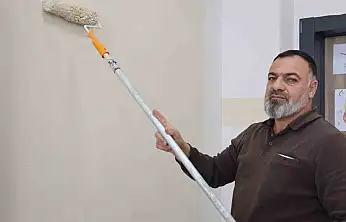 Şehit Oğlunun Adını Taşıyan Okulu Babası Yeniliyor