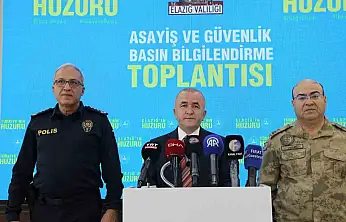 Elazığ'da suç oranları düşüş gösteriyor: Suçlulara karşı sıkı takip sürüyor.