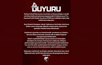 Elazığspor: Kulübümüz gelişmeleri yakından takip etmektedir