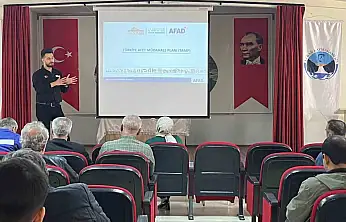 Keban'da afet hazırlık planı masaya yatırıldı.