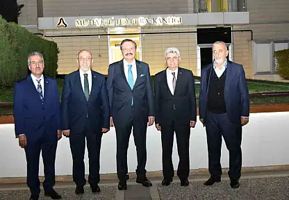 Başkan Dumandağ, TOBB Başkanı Hisarcıklıoğlu ile buluştu.