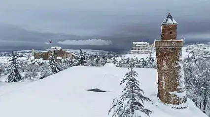 Harput'ta Beyaz Örtü: Kartpostallık Manzaralar