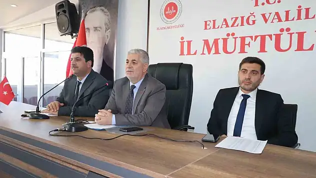 Elazığ'daki Kur'an kurslarında yürütülen faaliyetler değerlendirildi.