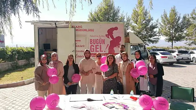 Elazığ'da meme kanseriyle ilgili farkındalık çalışması düzenleniyor