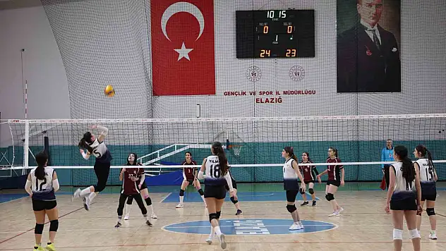 Elazığ'da düzenlenen voleybol müsabakaları sona erdi.