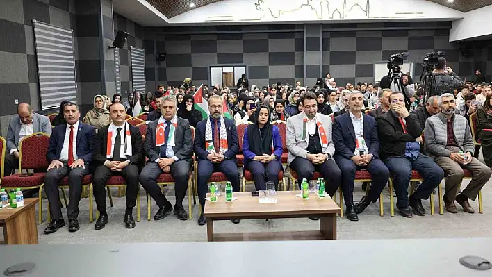 Elazığ'da düzenlenen Filistin Gecesi programı