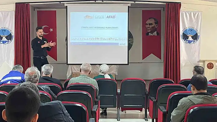 Keban'da afet hazırlık planı masaya yatırıldı.