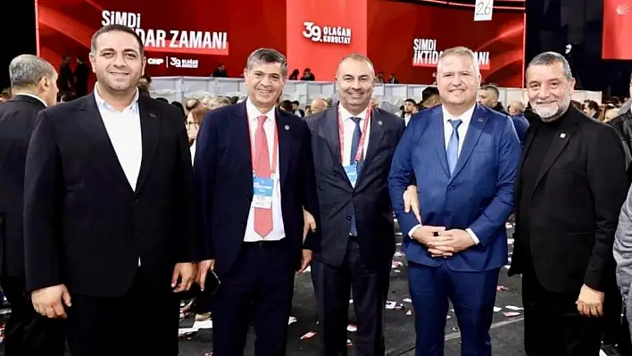 Şaroğlu, CHP Parti Meclisi'nde yer aldı.