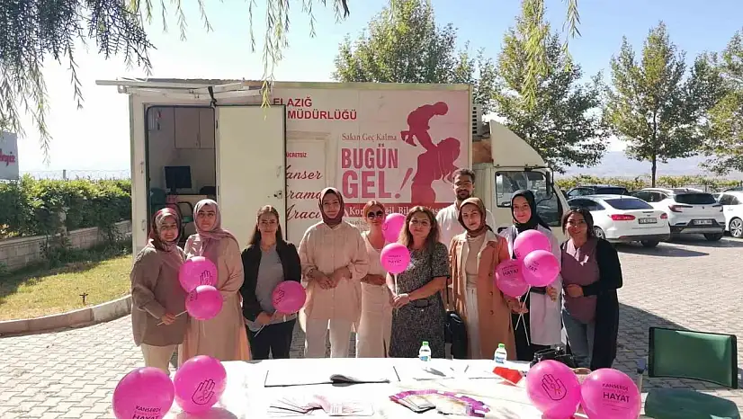 Elazığ'da meme kanseriyle ilgili farkındalık çalışması düzenleniyor