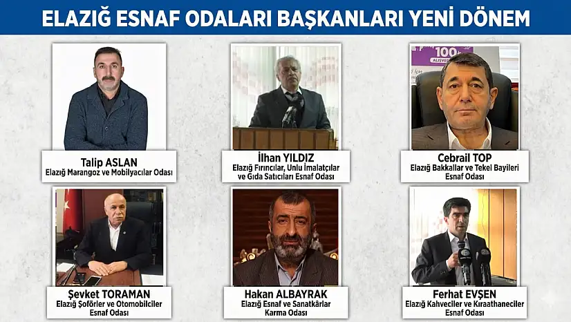 Elazığ Esnaf Odalarında Yeni Dönem