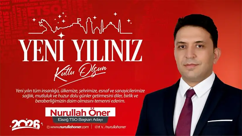 Nurullah Öner Yeni Yıl Tebrik Mesajı