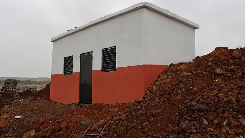 Karakoçan'ın Kalecik ve Ağamezrası Köylerinde Su Deposu ve GES Çalışmaları Tamamlandı