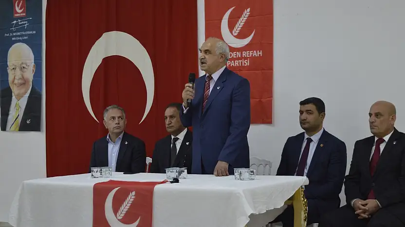 Yeniden Refah Partisi Alacakaya İlçesi 3. Olağan Kongresi Gerçekleştirildi.